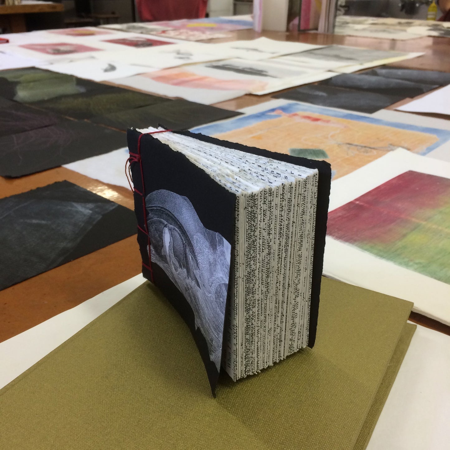 Monoprints and Bookmaking with Handmade Paper