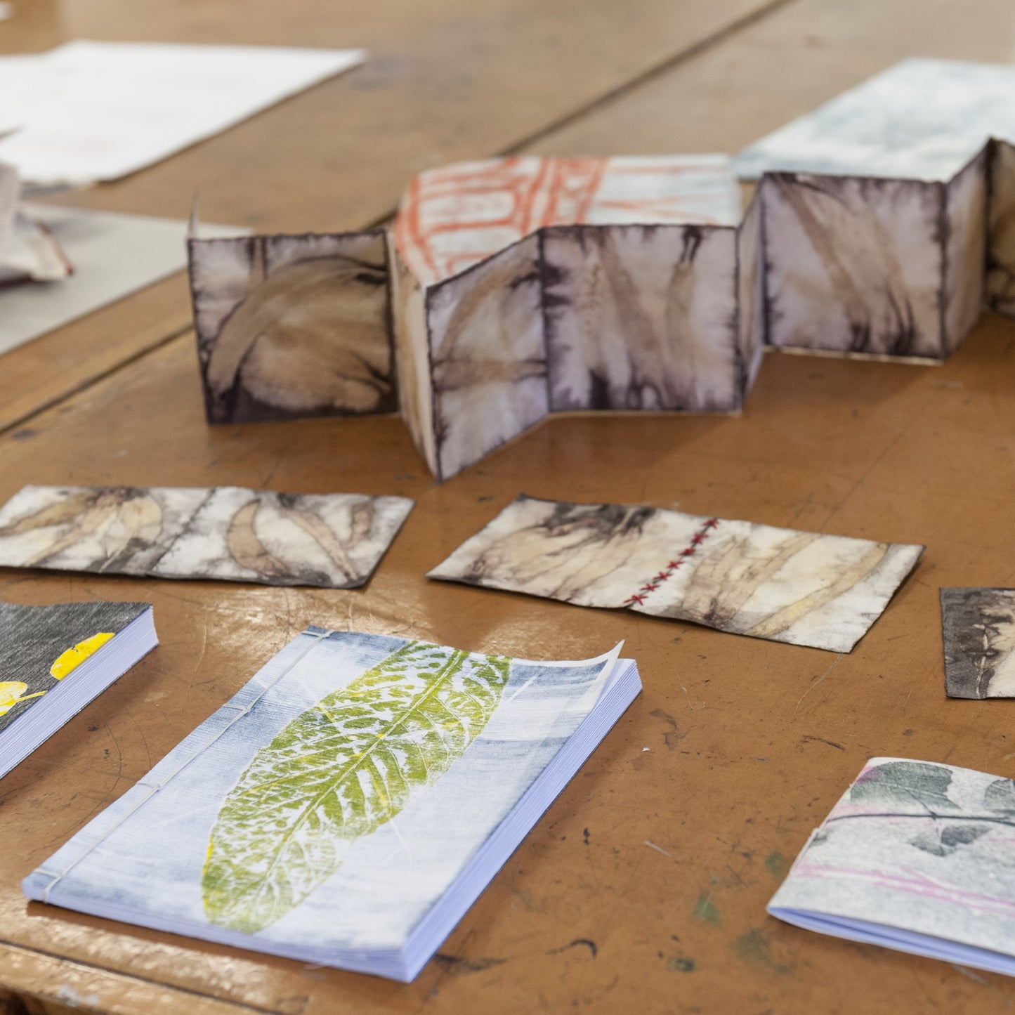 Monoprints and Bookmaking with Handmade Paper