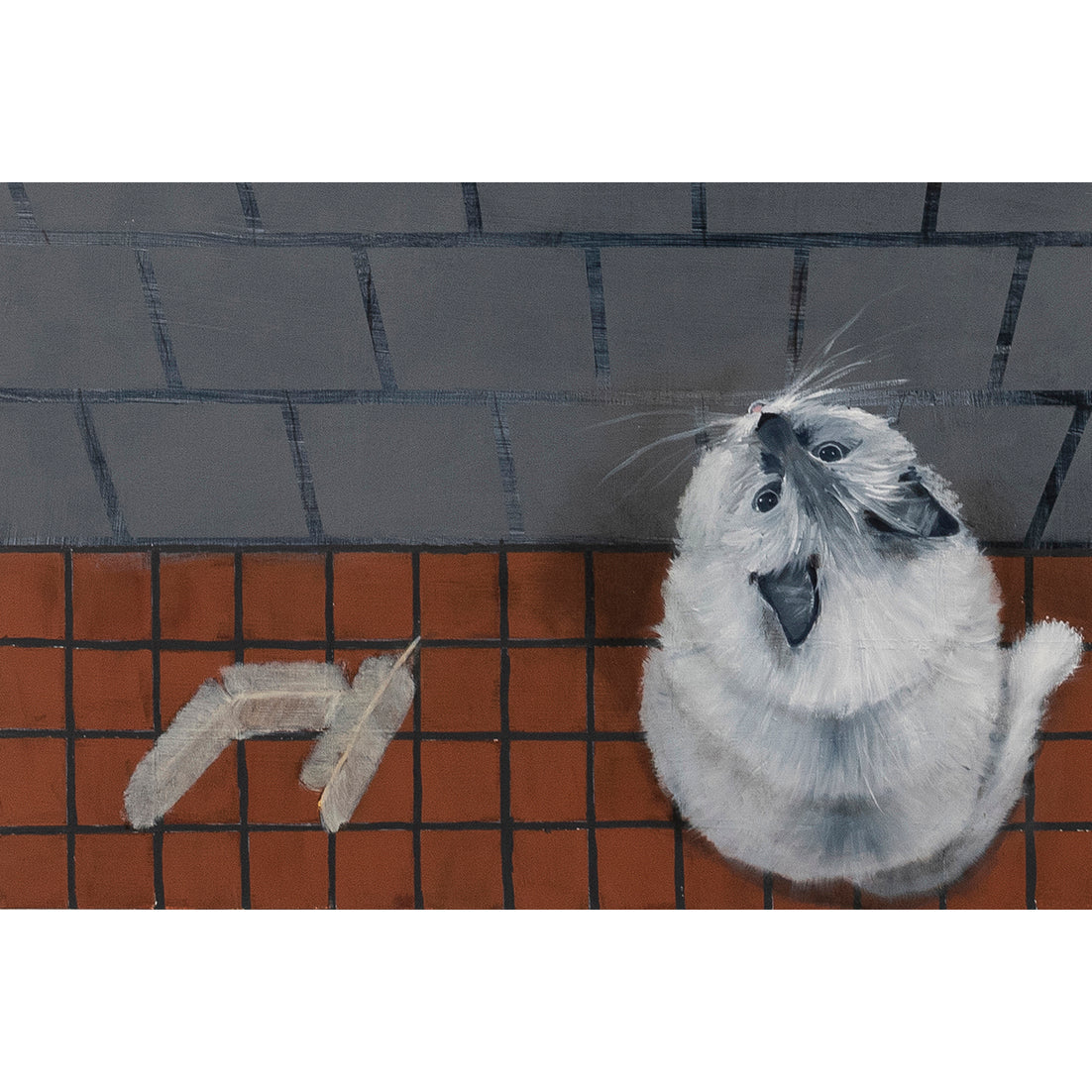 Gattu Spilandu Pinni/Cat Stealing Feathers