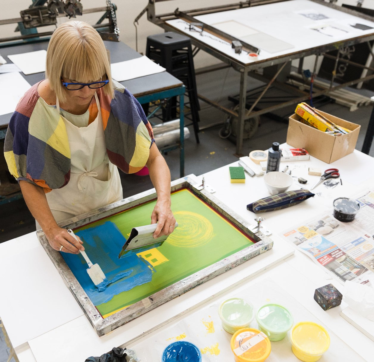 Screenprinting Techniques: Stencils, Photos and Editions