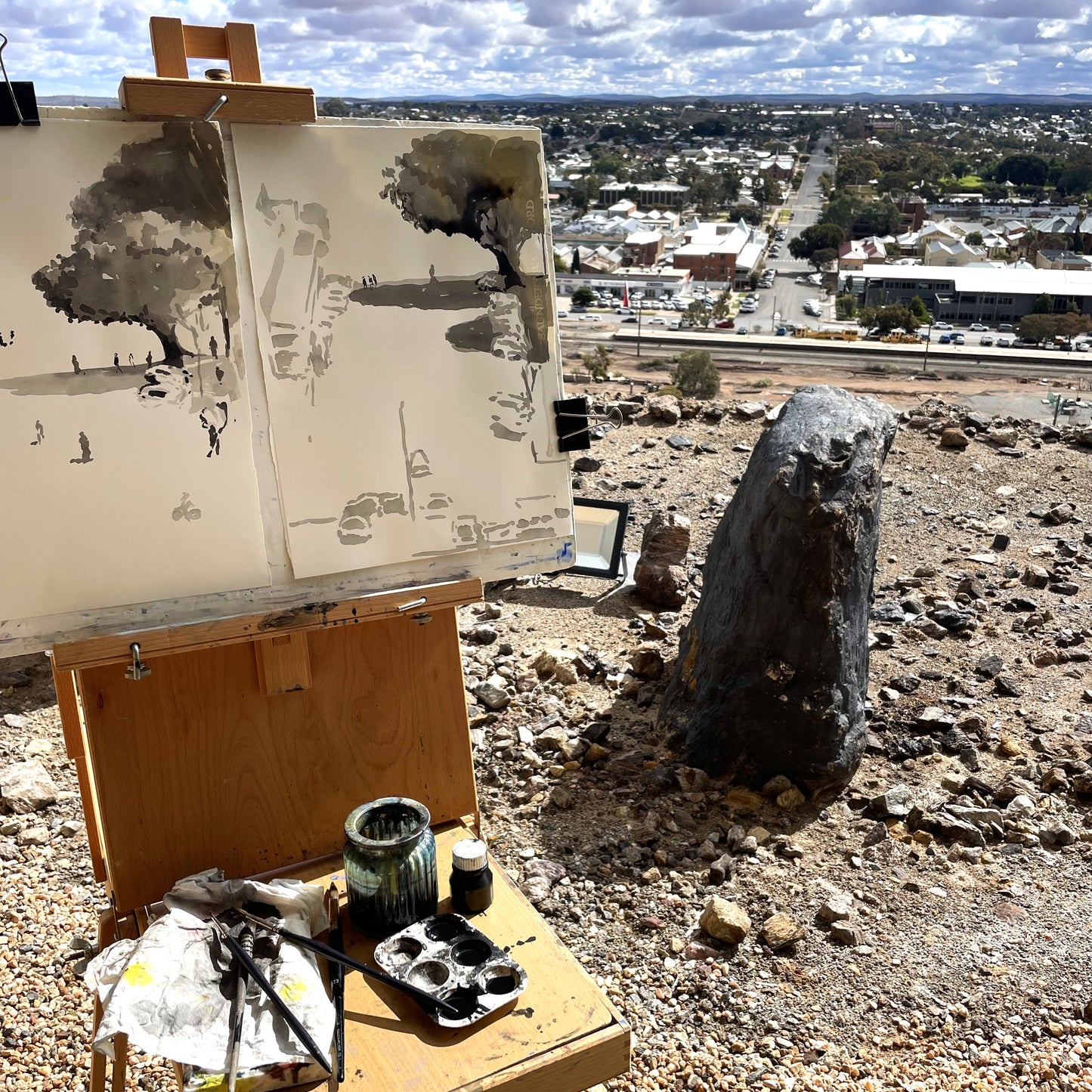 Contemporary Landscape Painting: On-location and in-studio