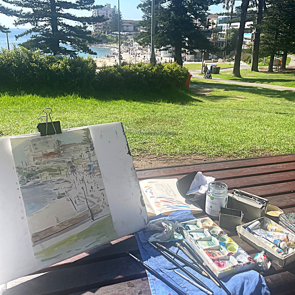 Contemporary Landscape Painting: On-location and in-studio