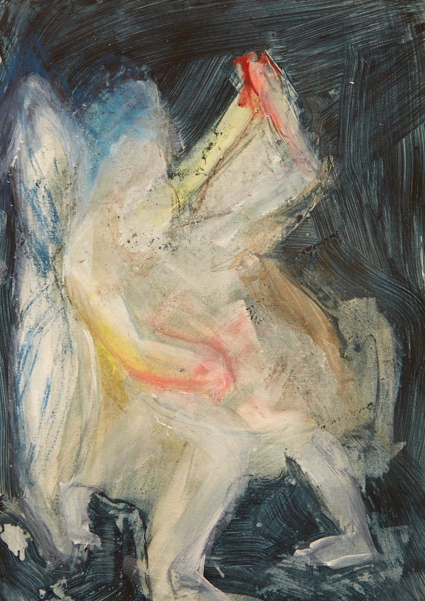 Wrestling with an Angel I by Mary Benvenuto