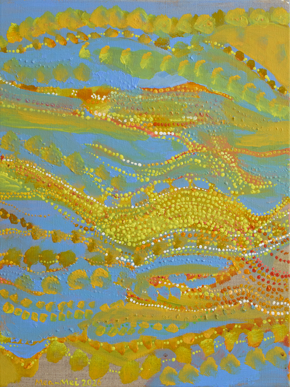 Nganira (Lightness in the sky before sun or moon rise)in Ngiyampaa language by Mea-mei Stanbury
