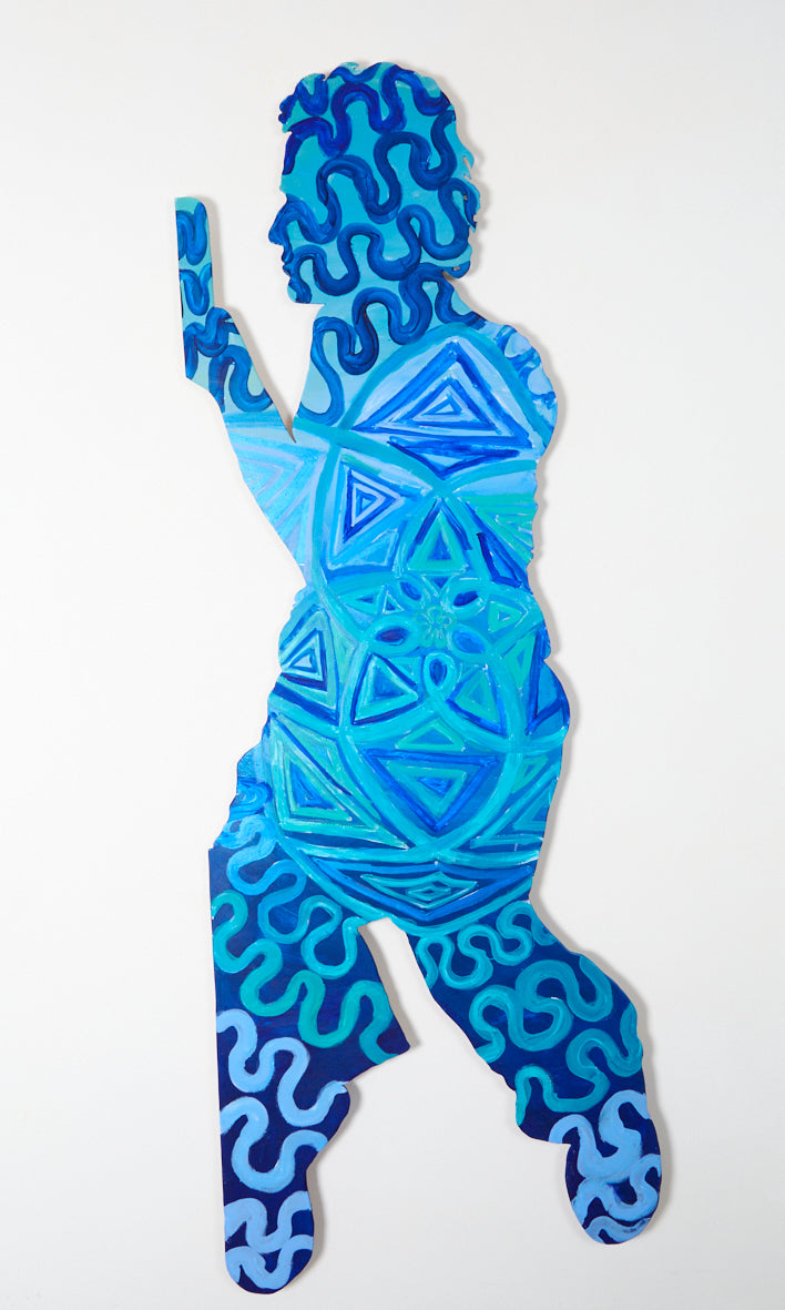 Blue-Ringed Uranus (In Aquarius) by Pansy Harrison