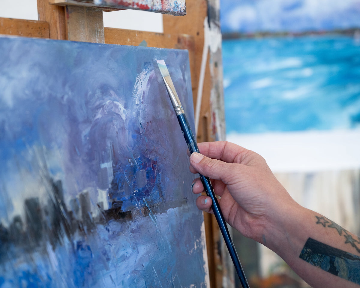 Contemporary Landscape Painting: On-location and in-studio