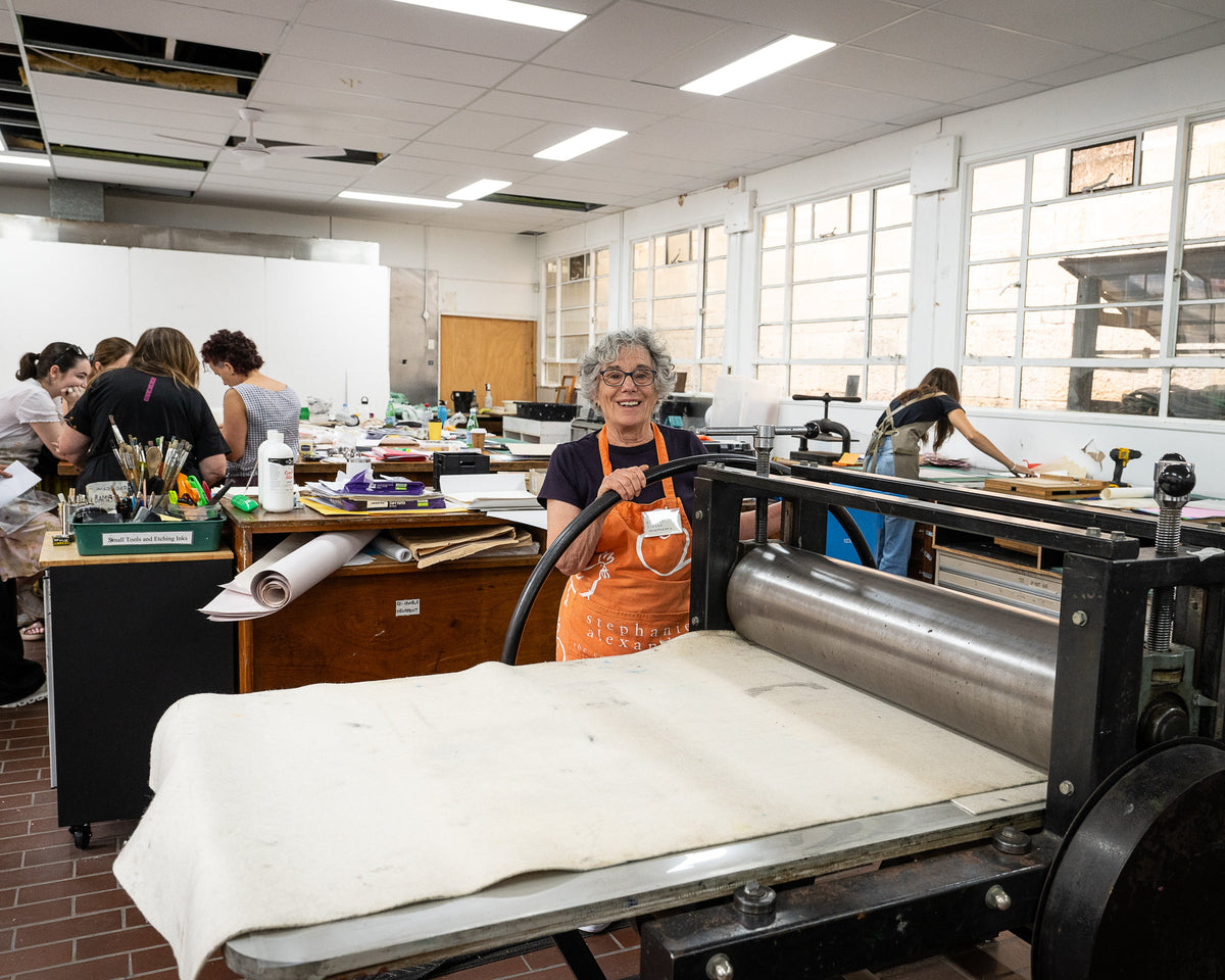 Experimental Monoprinting Techniques