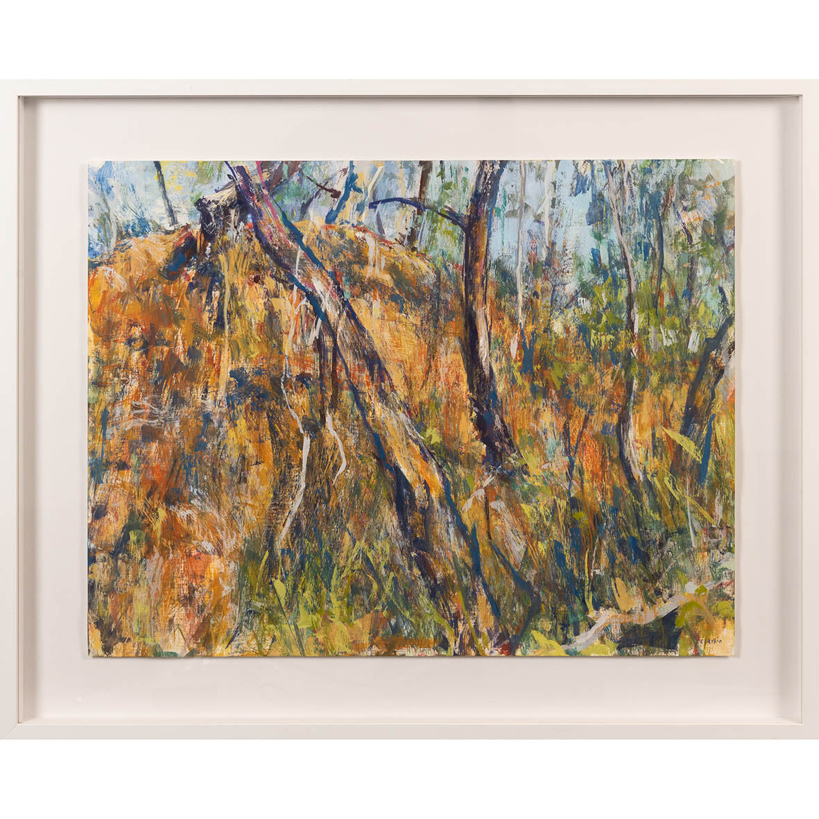 Elena Larkin | Drawing | Tethered to our mess (Hill End, Wiradjuri land)
